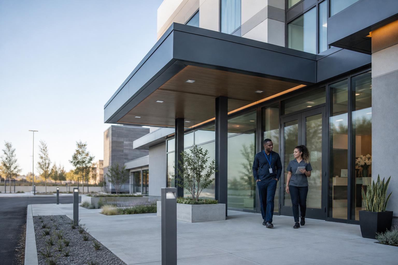 Established outpatient healthcare clinic with staff